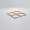 Ekena Millwork Medium Wembley Decorative Fretwork Wood Wall Panels, Cherry, 15 3/8"W x 15 3/8"H x 3/8"T WALW16X16X0375WEMCH - alternate 2